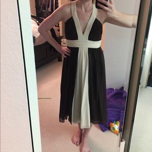 Max and Cleo chiffon dress with criss cross back